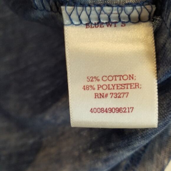 So! Blue White Girls Henley T-Shirt Small New Cotton polyester Boys Shirt Size S - Picture 6 of 10